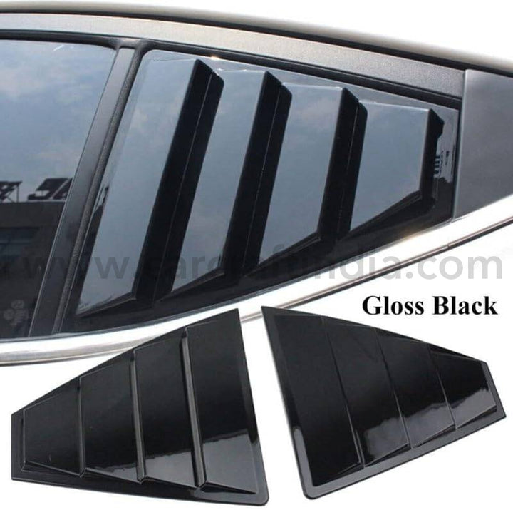 Car Craft Rear Window Vent Outlet Louver Fender Trim