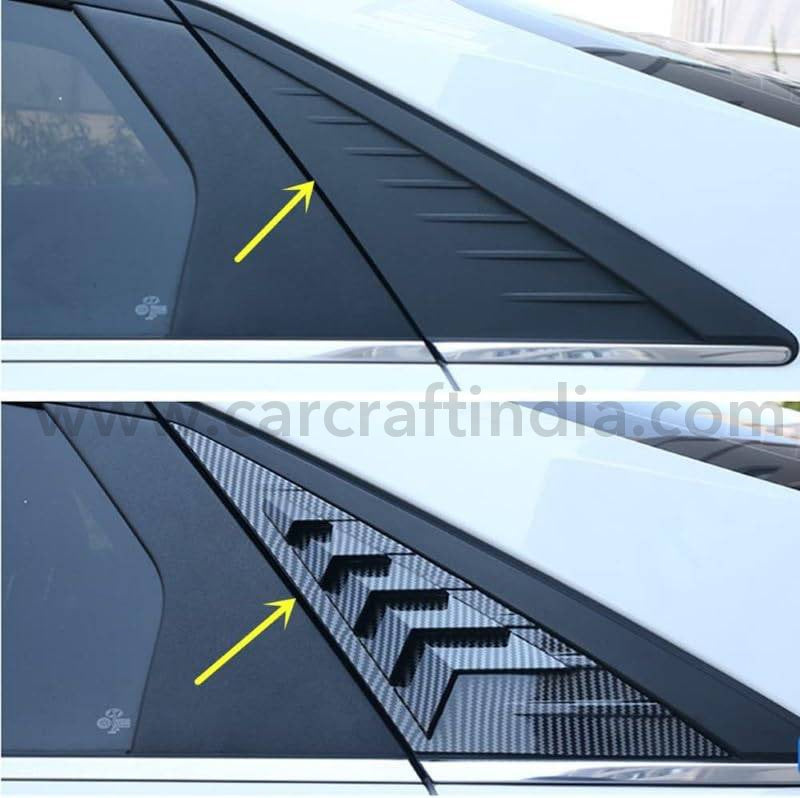 Car Craft Rear Window Vent Outlet Louver Fender Trim