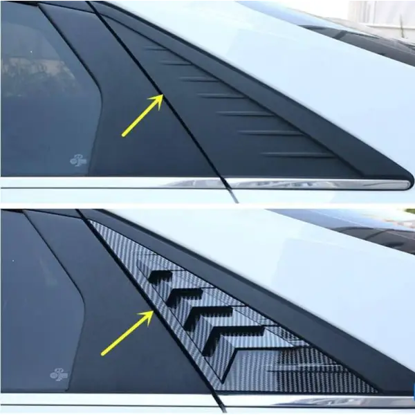 Car Craft Rear Window Vent Outlet Louver Fender Trim