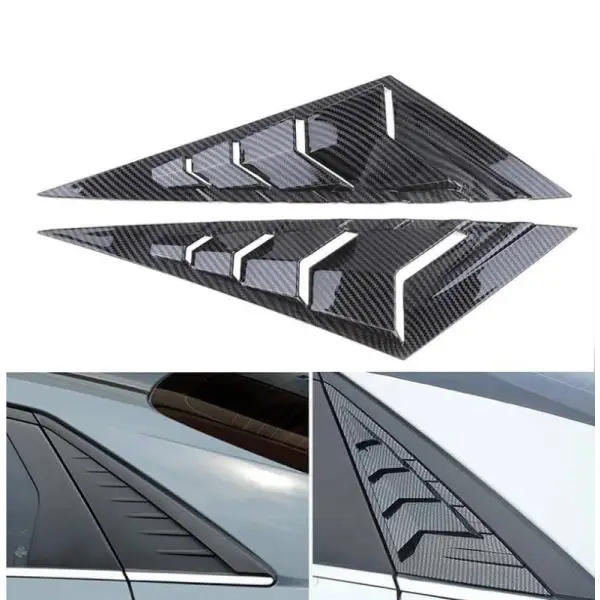 Car Craft Rear Window Vent Outlet Louver Fender Trim