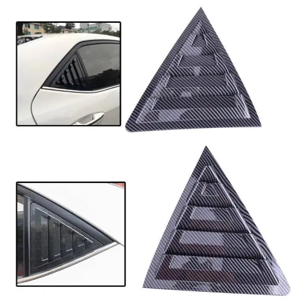 Car Craft Rear Window Vent Outlet Louver Fender Trim