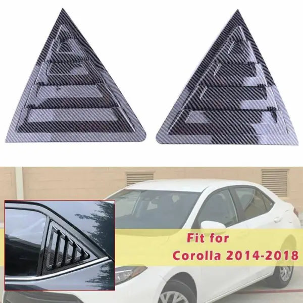 Car Craft Rear Window Vent Outlet Louver Fender Trim