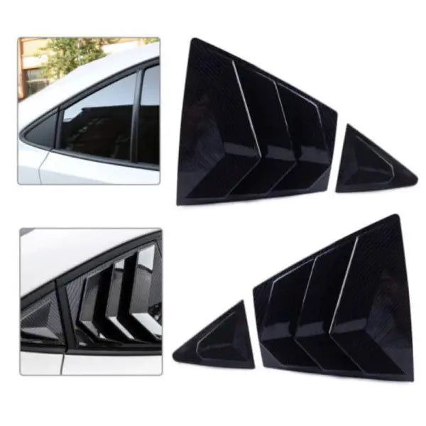 Car Craft Rear Window Vent Outlet Louver Fender Trim