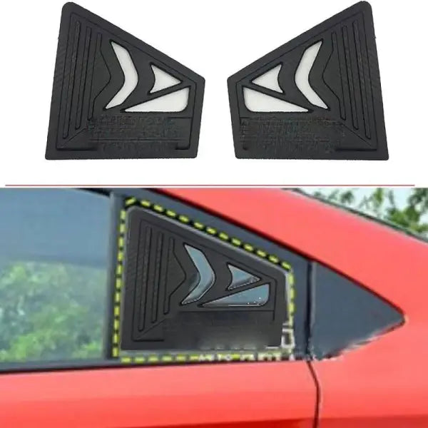 Car Craft Rear Window Vent Outlet Louver Fender Trim