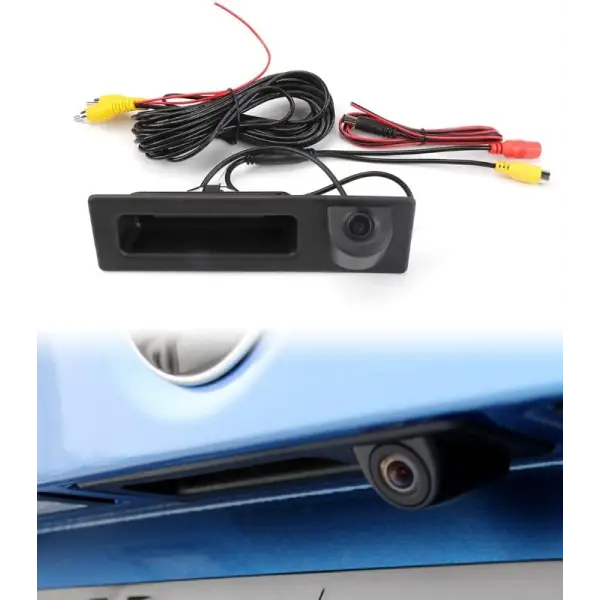 Car Craft Reverse Camera Trunk Camera Handle Compatible