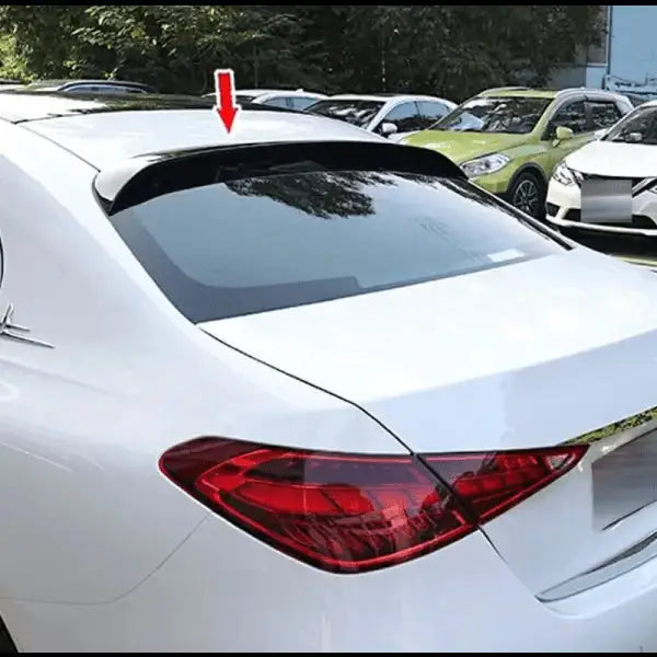 Car Craft Roof Rear Spoiler Compatible with Mercedes C