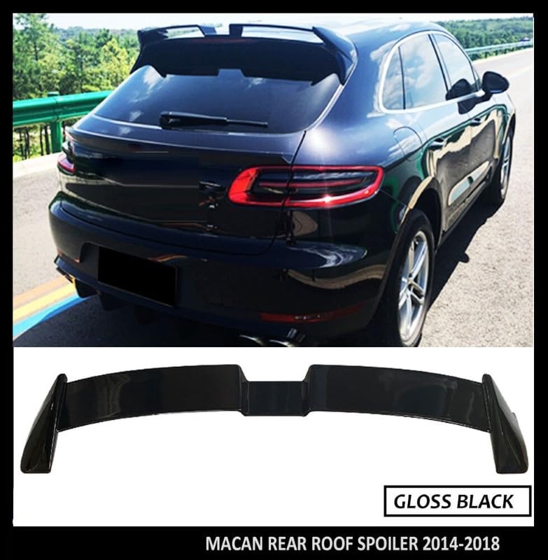 Car Craft Roof Rear Spoiler Compatible with Porsche Macan