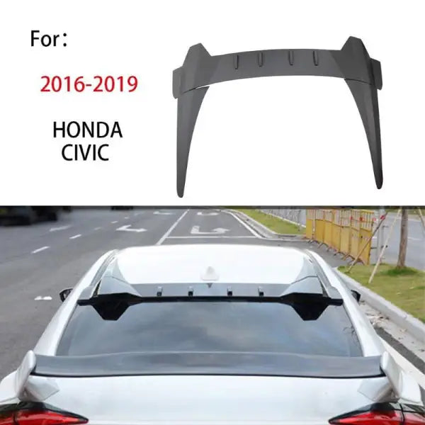 Car Craft Roof Wing Rear Spoiler Compatible with Honda