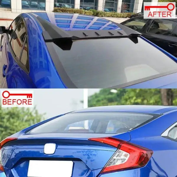 Car Craft Roof Wing Rear Spoiler Compatible with Honda