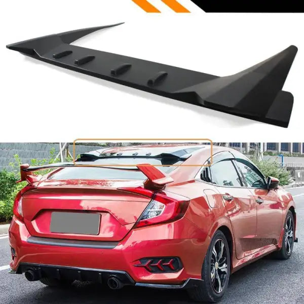 Car Craft Roof Wing Rear Spoiler Compatible with Honda