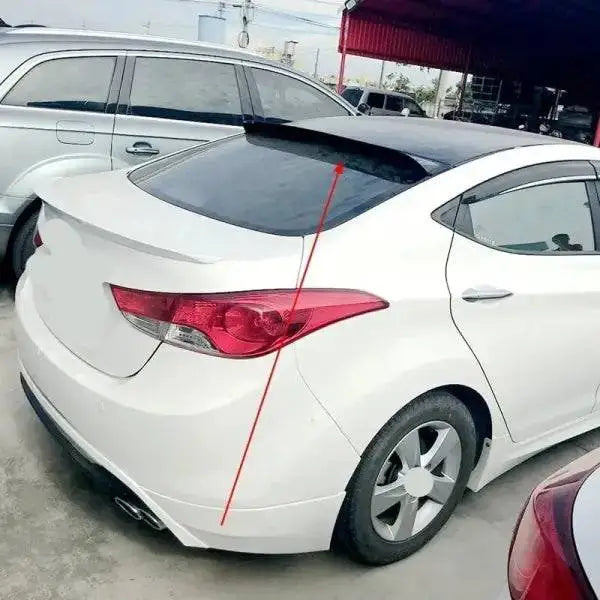 Car Craft Roof Wing Rear Spoiler Compatible with Hyundai