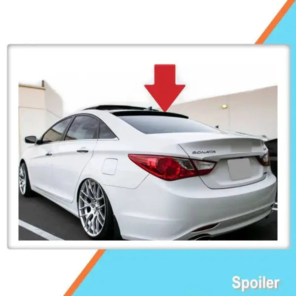 Car Craft Roof Wing Rear Spoiler Compatible with Hyundai