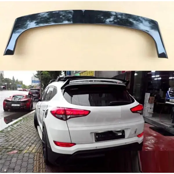 Car Craft Roof Wing Rear Spoiler Compatible with Hyundai