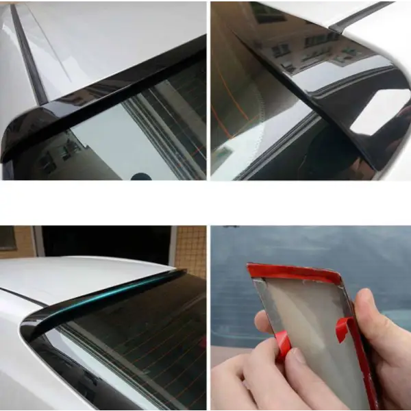 Car Craft Roof Wing Rear Spoiler Compatible with Toyota