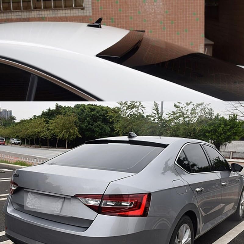 Car Craft Roof Wing Rear Spoiler Compatible with Skoda