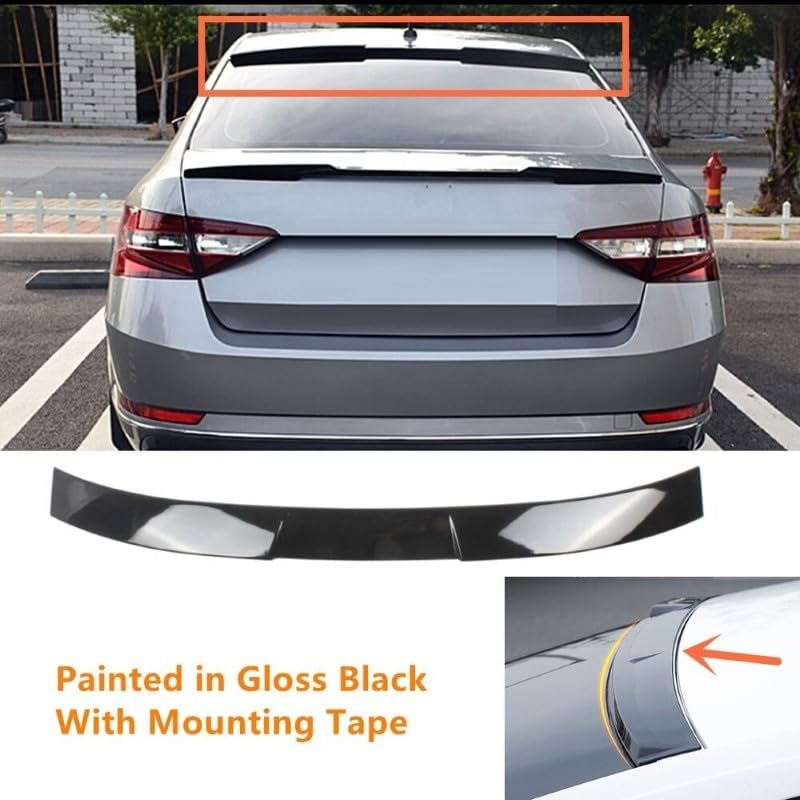 Car Craft Roof Wing Rear Spoiler Compatible with Skoda