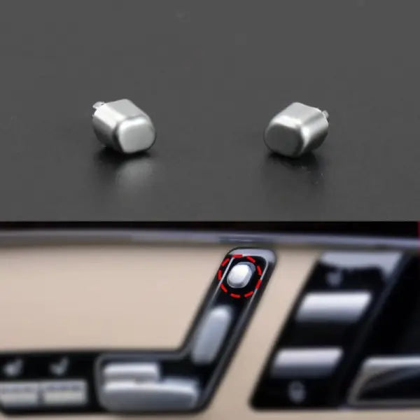 Car Craft Seat Adjusment Button Cover Headrest Button Cover