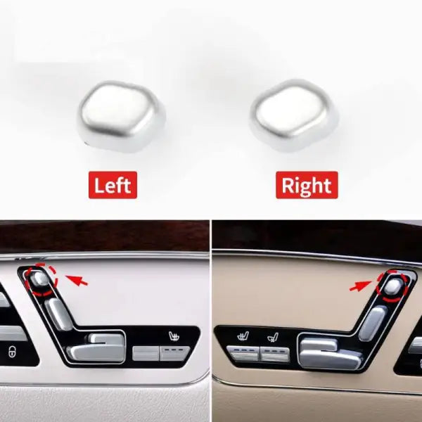 Car Craft Seat Adjusment Button Cover Headrest Button Cover