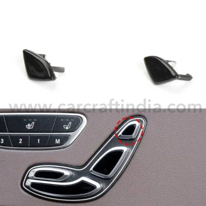 Car Craft Seat Adjusment Button Cover Headrest Button Cover