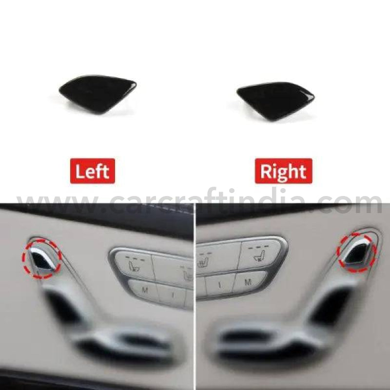 Car Craft Seat Adjusment Button Cover Headrest Button Cover