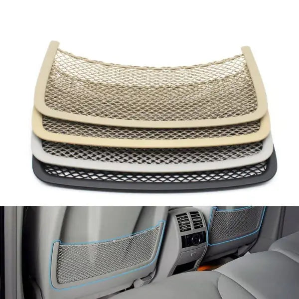 1x Brown Front Seat Back Storage Pocket Net Fit For Mercedes 1x Brown Front Seat Back Storage Pocket Net Fit For Mercedes