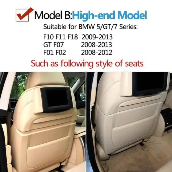 Car Craft Seat Storage Pocket Cover Compatible with BMW 5