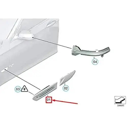 Car Craft Side Lamp Compatible With Bmw 7 Series F02