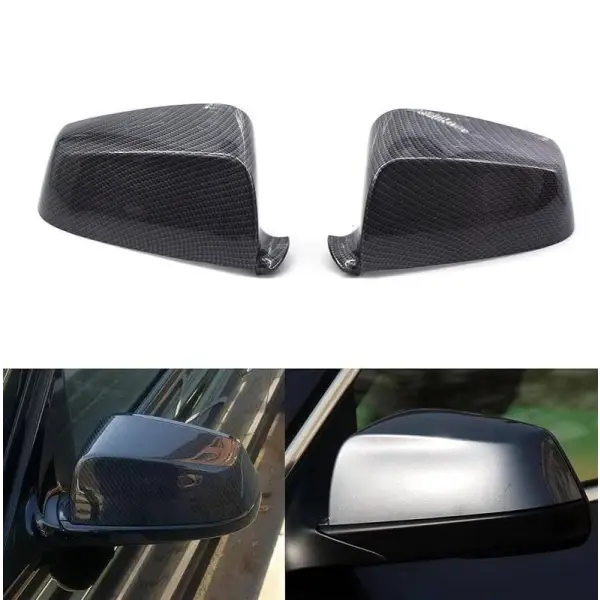 Car Craft Side Mirror Cover Compatible With Bmw 5 Series