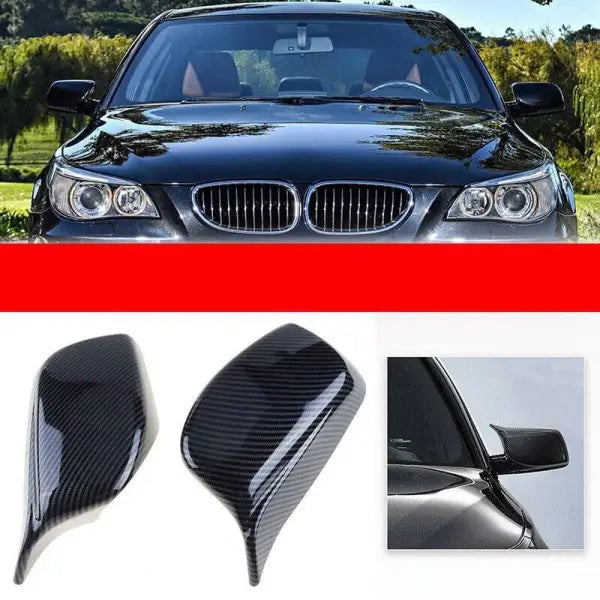 Car Craft Side Mirror Cover Compatible With Bmw 5 Series