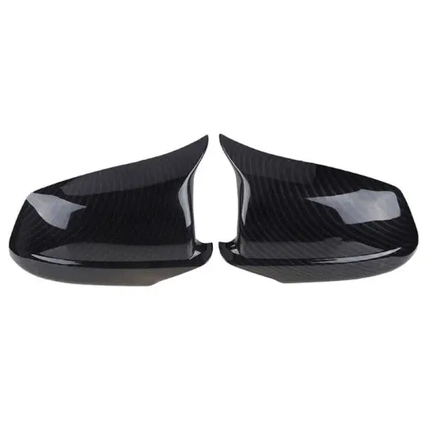 Car Craft Side Mirror Cover Compatible With Bmw 5 Series F10 2010-2014 Side Mirror Cover Carbon Fiber Look - CAR CRAFT INDIA