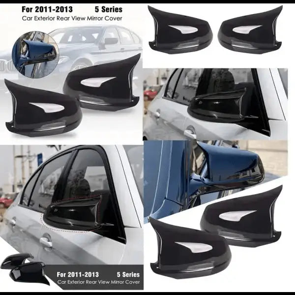 Car Craft Side Mirror Cover Compatible With Bmw 5 Series