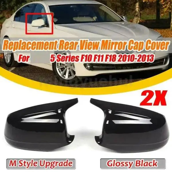 Car Craft Side Mirror Cover Compatible With Bmw 5 Series