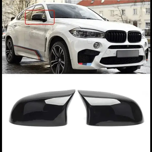 Car Craft Side Mirror Cover Compatible With Bmw X5 F15