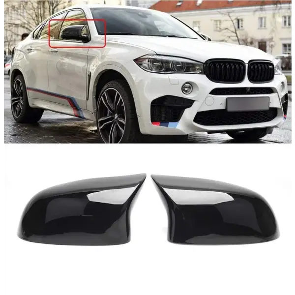 Car Craft Side Mirror Cover Compatible With Bmw X5 F15