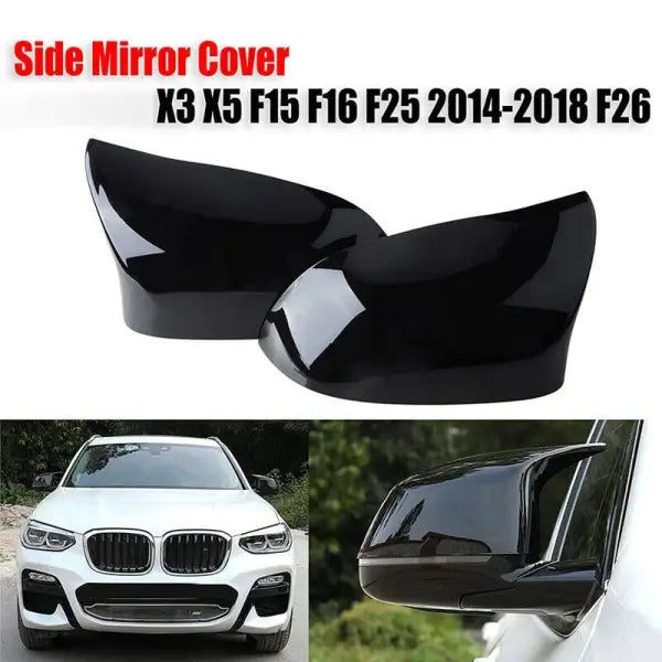 Car Craft Side Mirror Cover Compatible With Bmw X5 F15