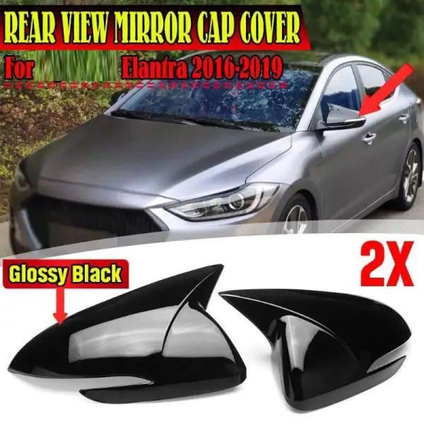 Car Craft Side Mirror Cover Compatible With Hyundai Elantra