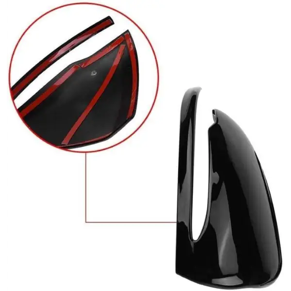 Car Craft Side Mirror Cover Compatible With Mercedes Benz C