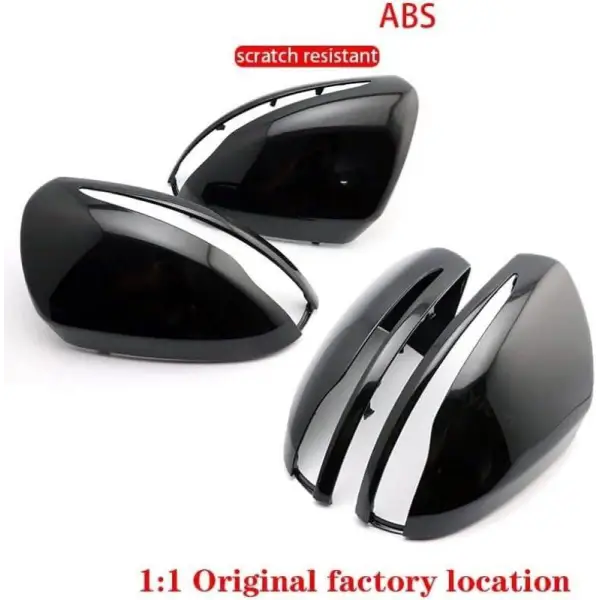 Car Craft Side Mirror Cover Compatible With Mercedes Benz C