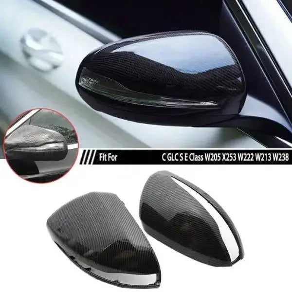 Car Craft Side Mirror Cover Compatible With Mercedes Benz C