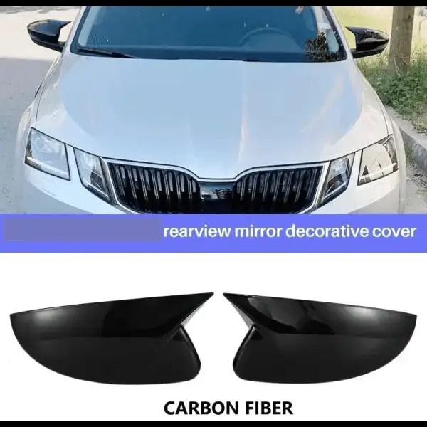 Car Craft Side Mirror Cover Compatible With Skoda Octavia