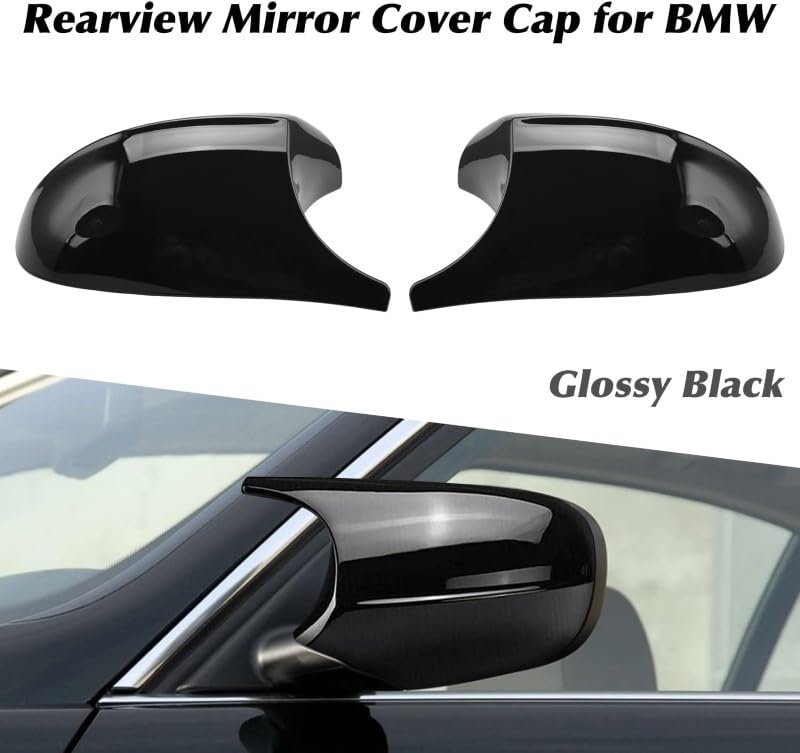 Car Craft Side Mirror Cover Compatible With Bmw 3 Series E90