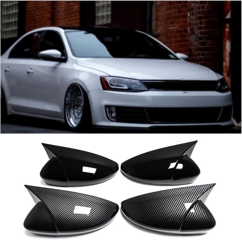 Car Craft Side Mirror Cover Compatible With Volkswagen Jetta