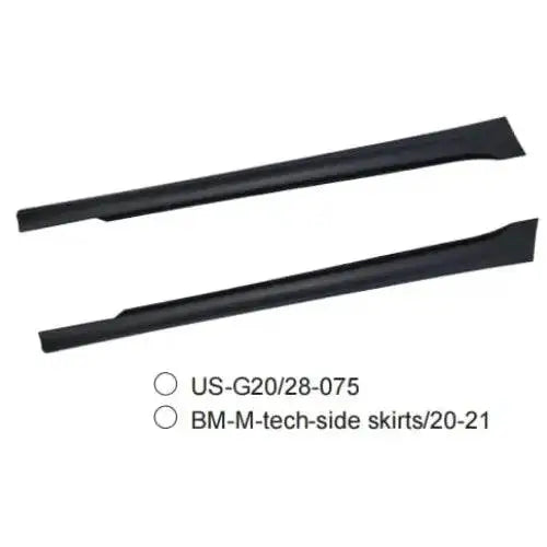 Car Craft Side Skirts Running Board Compatible with BMW 3