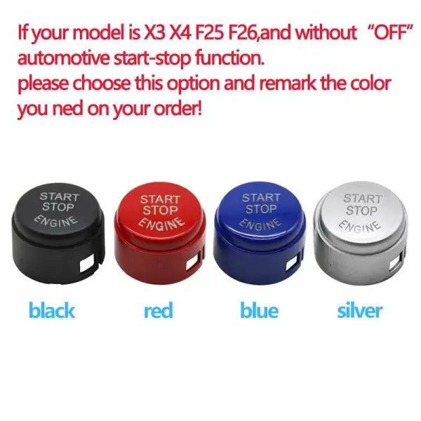 Car Craft Start Stop Button Compatible With Bmw X3 F25 X4