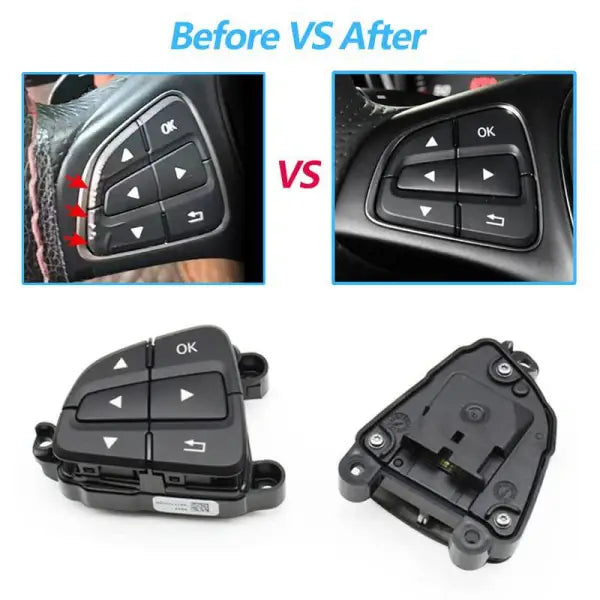 Car Craft Steering Button Compatible With Mercedes Gle W166