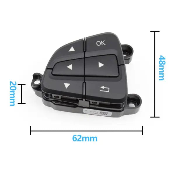 Car Craft Steering Knob Button Compatible With Mercedes Gle