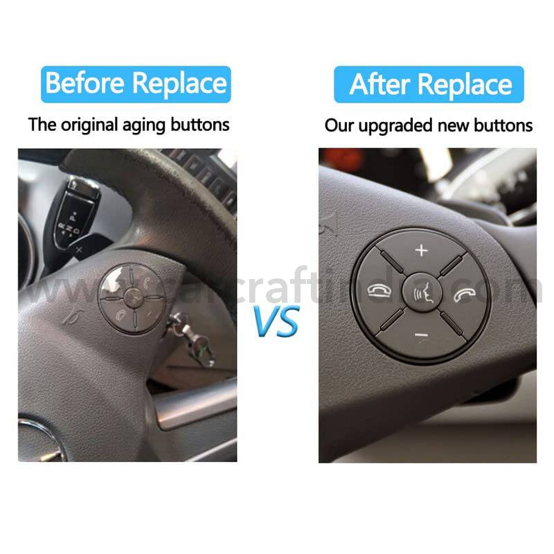 Car Craft Steering Knob Button Compatible With Mercedes Ml