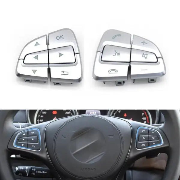 Car Craft Steering Wheel Button Compatible With Mercedes