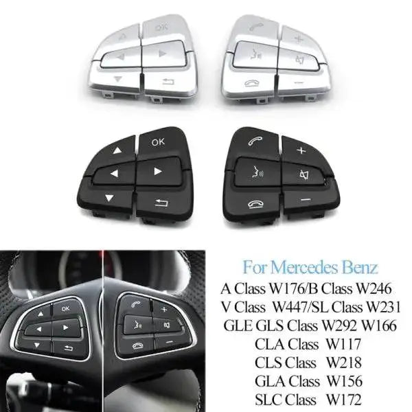 Car Craft Steering Wheel Button Compatible With Mercedes