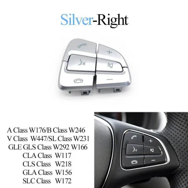 Car Craft Steering Wheel Button Compatible With Mercedes